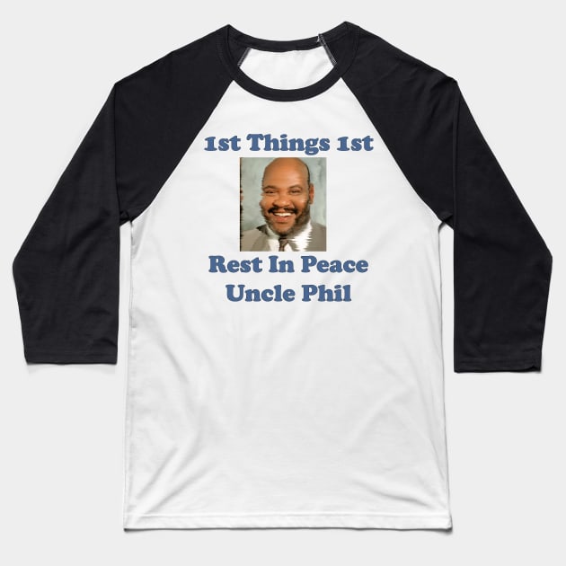 Uncle Phil Baseball T-Shirt by IronLung Designs